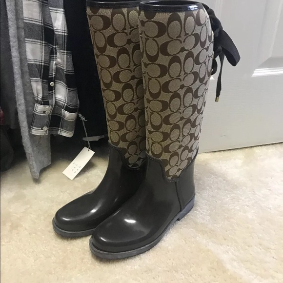 Ladies Coach Triste Boots Size 7 - Picture 1 of 5